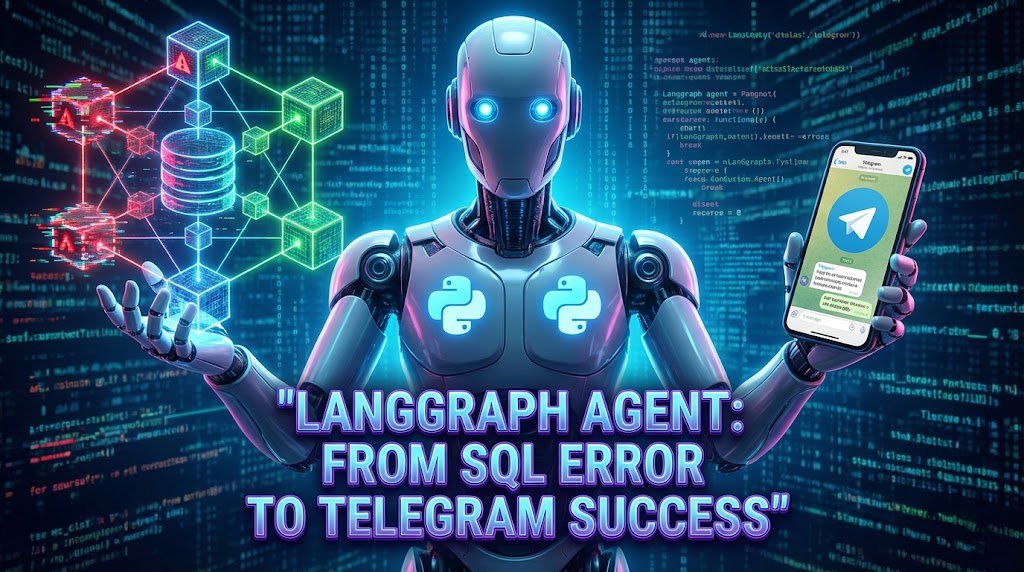 Agentic AI Code Nhân viên CSKH tự động tra cứu Database, tự sửa lỗi SQL và trả lời qua Telegra...jpg