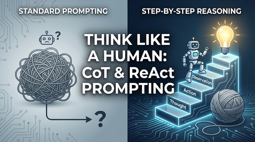 Prompt Engineering nâng cao Kỹ thuật Chain-of-Thought và ReAct giúp AI suy luận logic như con ...jpg